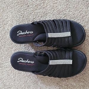 Skechers Sandals with Rhinestones,  size 8